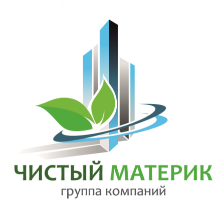 Логотип компании Чистый Материк