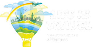Логотип компании Life Is Travel