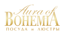 Логотип компании Аура Богемии салон фарфора